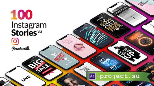 Videohive: Instagram Stories Package V.2 - 22918886 - Project for After Effects