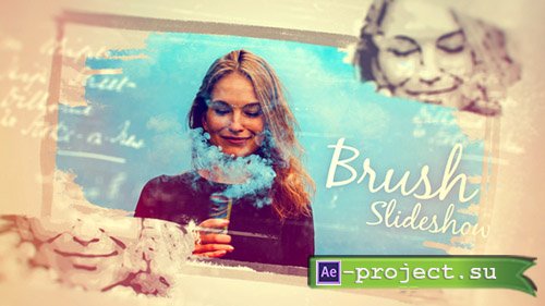 Videohive: Hand Drawn Photo Brush Slideshow - Project for After Effects 