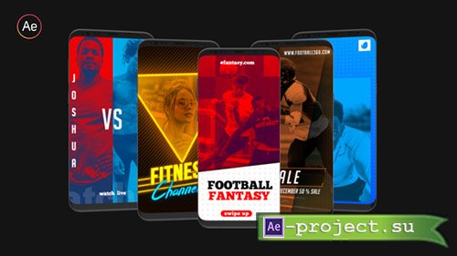 Videohive: Sports Instagram Stories 22795454 - Project for After Effects