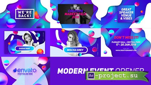 Videohive: Modern Event Opener - Project for After Effects 