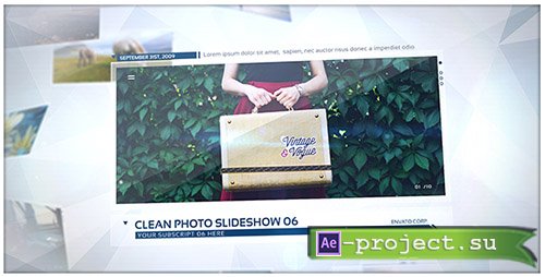 Videohive: Clean Image - Project for After Effects 