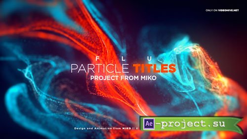 Videohive: FLU - Particles Titles - Project for After Effects