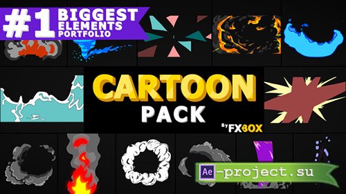 Videohive: Cartoon Elements Pack 23220645 - Project for After Effects 