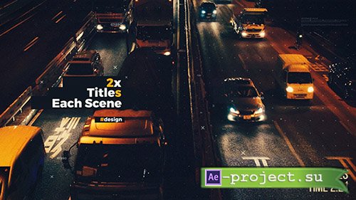 Videohive: Double Titles Parallax Presentation - Project for After Effects 