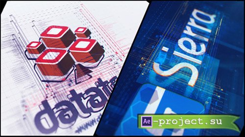 Videohive: High Tech Logo V08 Glitch Reveal - Project for After Effects 