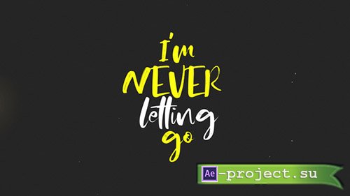 Videohive: Lyrics Kinetic Typography 2 - Project for After Effects 