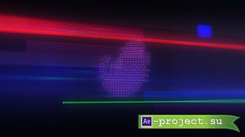 Videohive: Glitch LED Logo - Project for After Effects 
