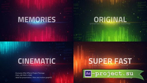 Videohive: The Memories Words Opener - Project for After Effects 