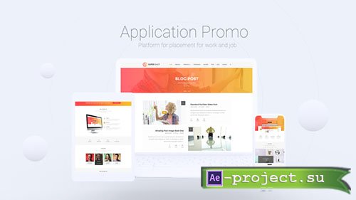 Videohive: App Presentation 21641675 - Project for After Effects 