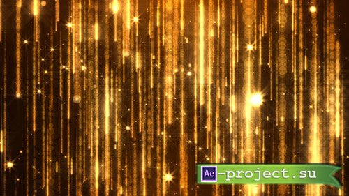 Videohive: Golden Particles 23309907 - Project for After Effects 