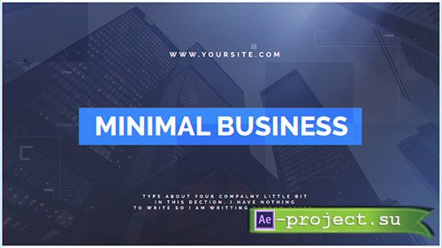 Videohive: Minimal Business - Project for After Effects 