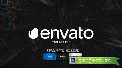 Videohive: Industrial City Logo Reveal 3-in Pack - Project for After Effects 