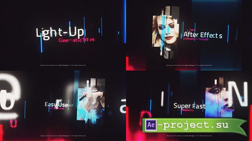 Videohive: LightUP - Cinematic Titles - Project for After Effects 