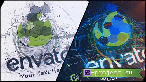 Videohive: High Tech Logo V07 - Project for After Effects 