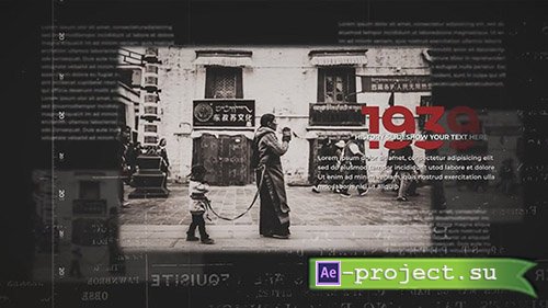 History Slideshow After Effects Template Free Download