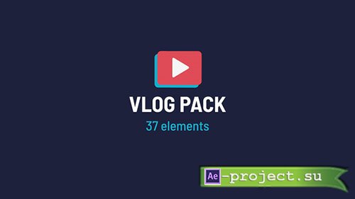 Videohive: Vlog Pack - Project for After Effects 