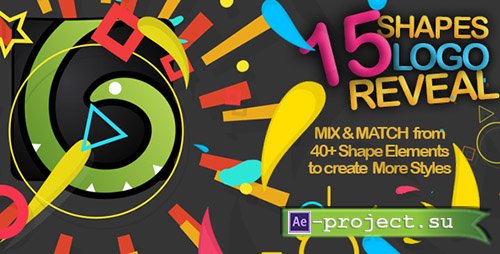 Videohive: Shapes Logo Reveal Pack - Project for After Effects 