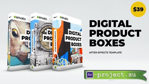 Videohive: Digital Product Boxes - Project for After Effects 