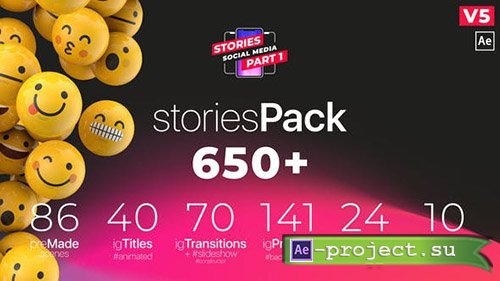 Videohive: Instagram Stories V5 21895564 - Project for After Effects