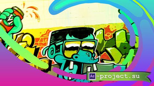 Videohive: Cartoon Gradient Transitions - Project for After Effects 