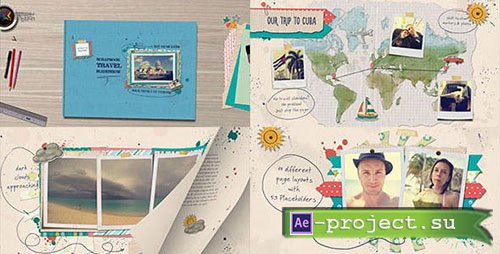 Videohive: Travel Slideshow 13268625 - Project for After Effects 