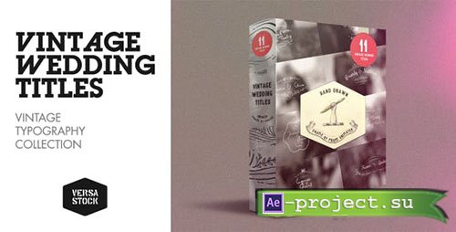 Videohive: Vintage Wedding Titles - Project for After Effects 