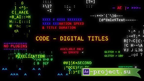 Videohive: Code - Digital Titles - Project for After Effects 