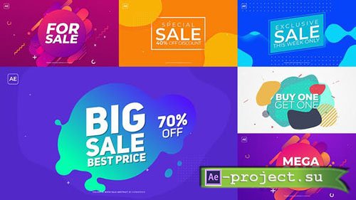 Videohive: Colorful Book Sale Abstract - Project for After Effects 