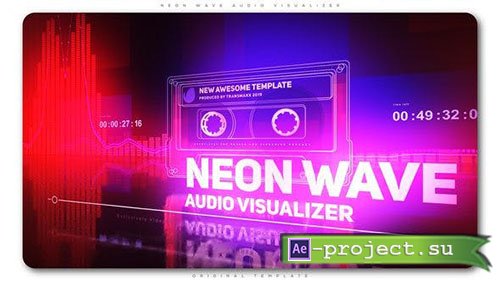 Videohive: Neon Wave Audio Visualizer - Project for After Effects 