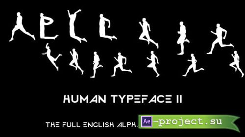 Videohive: Human Typeface II - Project for After Effects