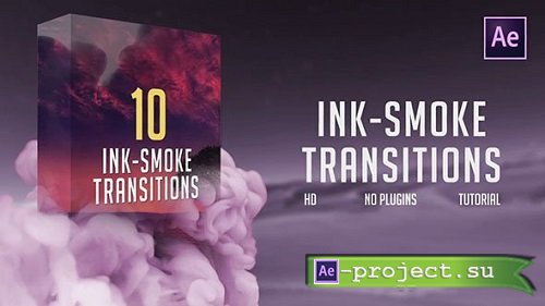 MotionElements - Ink-Smoke Transitions - 12833955 - Project for After Effects