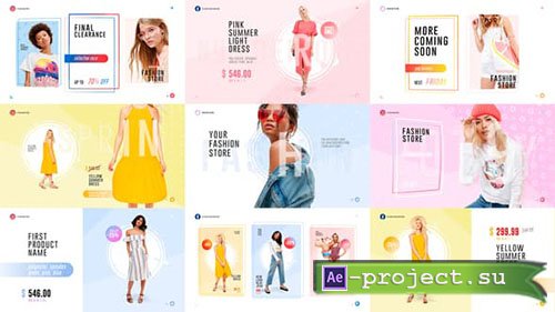 Videohive: Fashion Store Pack - Project for After Effects