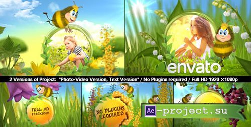 Videohive: Funny Bee Slideshow - Project for After Effects 