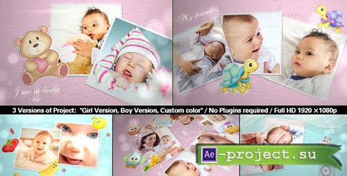 Videohive: Baby Photo Album | Lovely Slideshow - Project for After Effects 