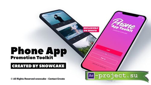 Videohive: Phone App Promotion Toolkit - Project for After Effects 