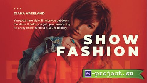 Videohive: Fashion Promo Slideshow - Project for After Effects 