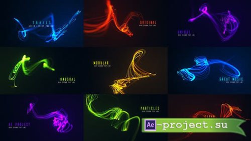 Videohive: Particle Titles | Trails - Project for After Effects 