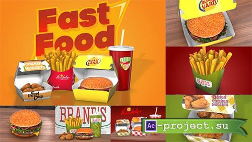 Videohive: Fast Food Template - Project for After Effects 