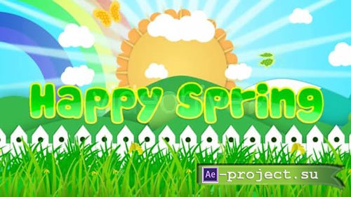 Videohive: Happy Spring 6073095 - Project for After Effects 