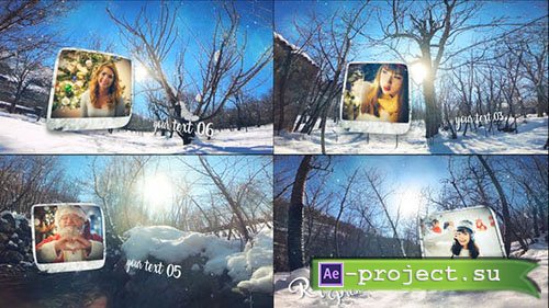 Videohive: Winter Slide - Project for After Effects 
