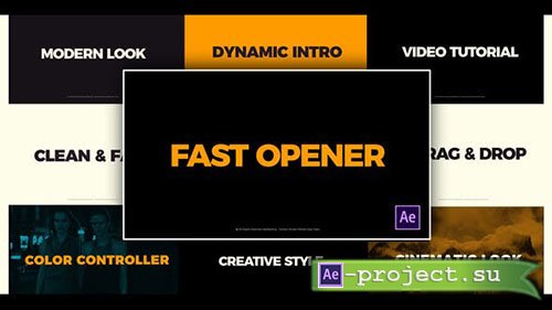 Videohive: Clean Fast Opener 23346033 - Project for After Effects 
