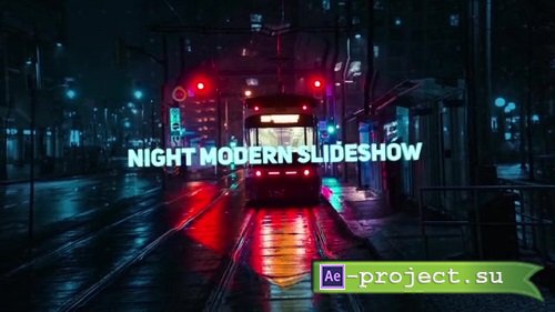 Night Modern Slideshow 103520447 - After Effects Templates