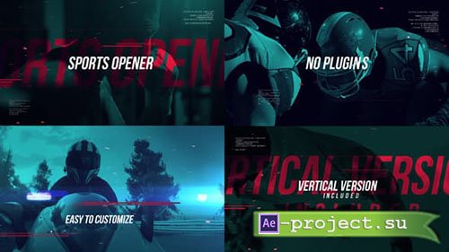 Videohive: Dynamic Sports Reel - Project for After Effects 