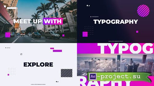 Videohive: Typography Opener 23412699 - Project for After Effects 