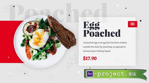 Videohive: Restaurant Menu 22015070 - Project for After Effects