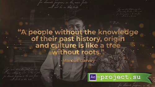 Videohive: History Quotes - Project for After Effects 