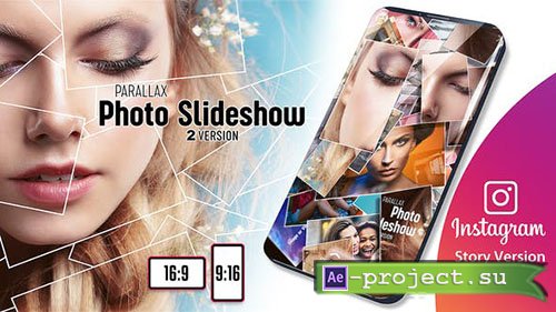 Videohive: Parallax Photo Slideshow  23356683 - Project for After Effects
