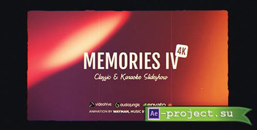 Videohive: Memories IV - Classic & Karaoke Slideshow - Project for After Effects