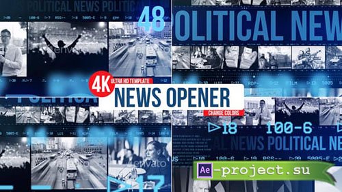 Videohive: News Opener 22303204 - Project for After Effects 