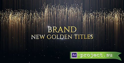 Videohive: Luxury Golden Titles 20246813 - Project for After Effects 